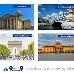The Eiffel Tower And Seine Views With Balcony - Cityapartmentstay