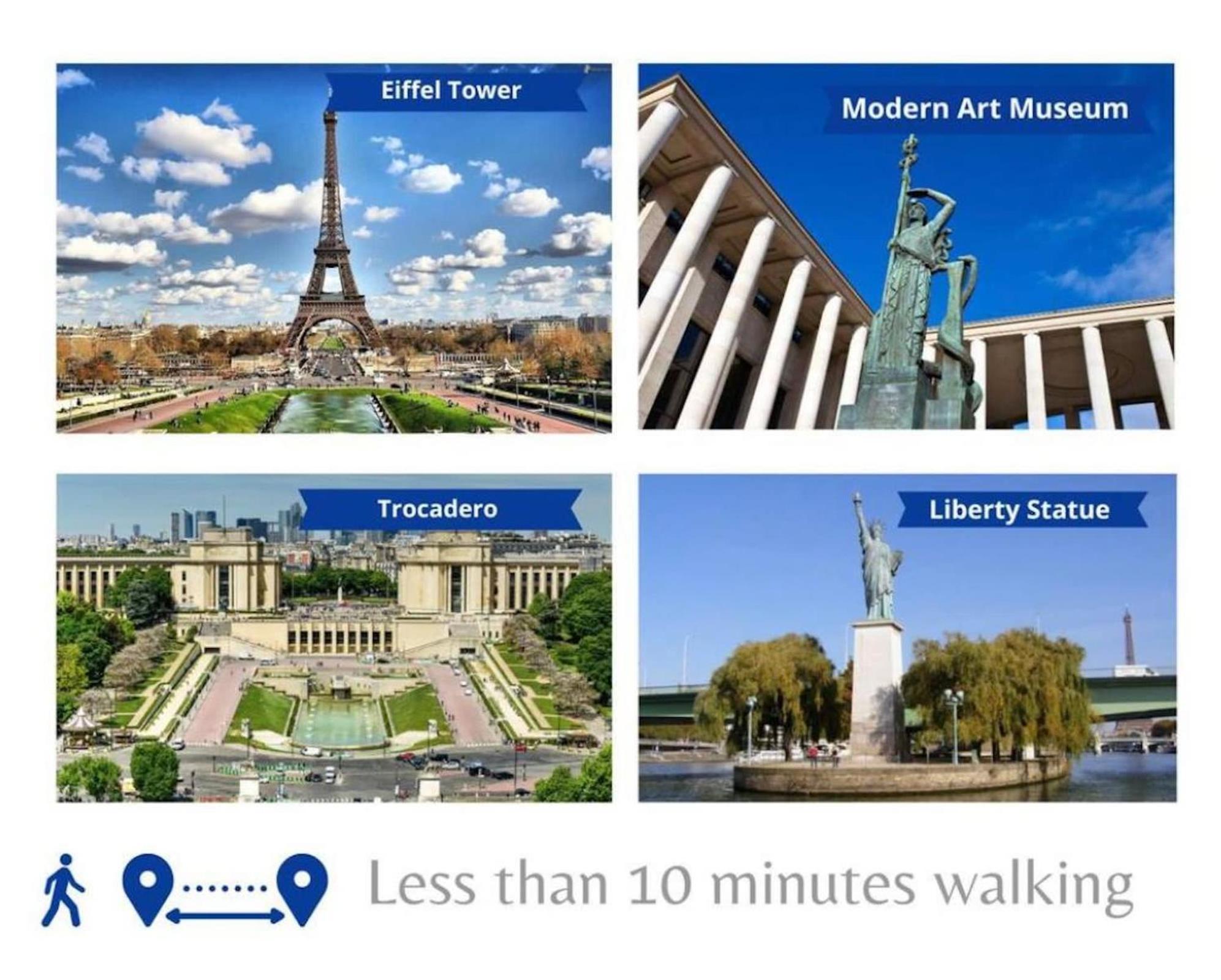 The Eiffel Tower And Seine Views With Balcony - Cityapartmentstay Apartment Paris